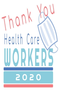 Picture of Thank You Healthcare Workers Sandwich Board Signs 872213400