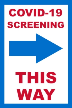 Picture of Hospital Signage Sandwich Board Signs 872213657