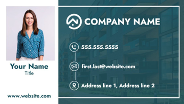Picture of Real Estate Business Card Magnet 3- Horizontal