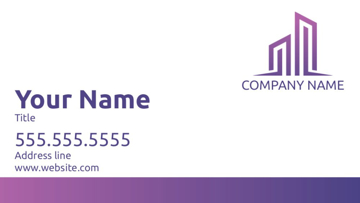 Picture of Real Estate Business Card Magnet 4- Horizontal