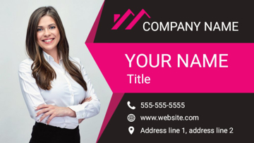 Picture of Real Estate Business Card Magnet 8- Horizontal