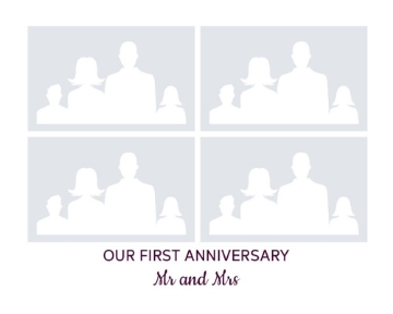 Picture of Acrylic Anniversary 12 - 8x10