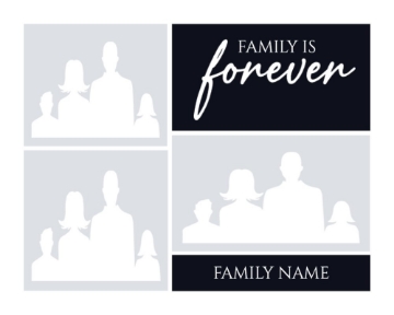 Picture of Acrylic Print Family 16 - 16x20