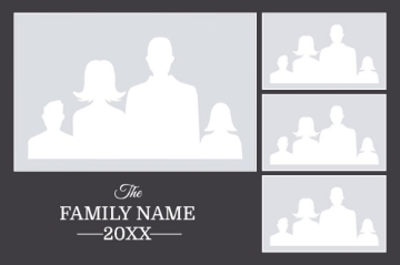 Picture of Acrylic Print Family 21 - 24x36