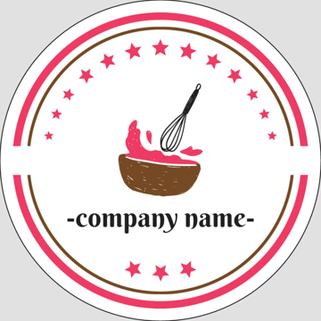 Picture of Food & Beverage Sticker 1 - Sticker Sheet (3 x 3)