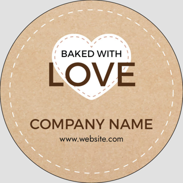 Picture of Food & Beverage Sticker 6 - Sticker Sheet (3 x 3)