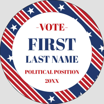 Picture of Political Stickers 5 - Sticker Sheet (3 x 3)