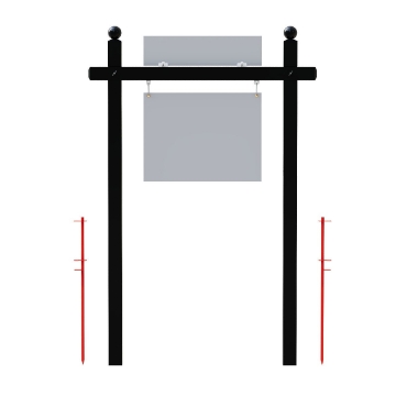 Picture of Double Aluminum Post