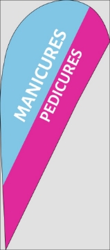 Picture of Business 7 - 7.5ft Teardrop Flag