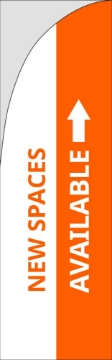Picture of Office Space 3 - 7.5ft Straight Flag